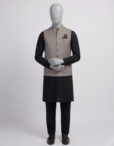 Mens smoke grey waistcoat - mens,