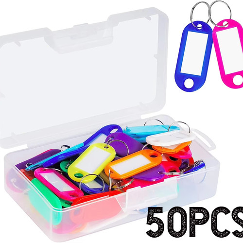 Key tags fobs - plastic, luggage