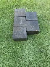 BRADSTONE WOBURN ORIGINAL 134x134x80MM GRAPHITE BLOCK PAVING - BARGAIN!!