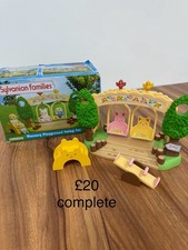 sylvanian Families Playground Swing Set-Complete-Rainbow Nursery #4721