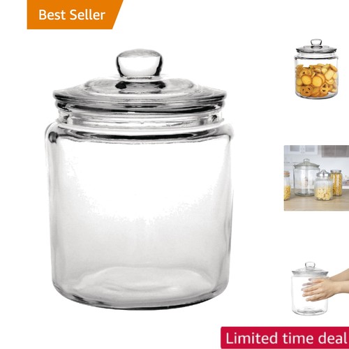 Biscotti glass cookie jar - biscotti,