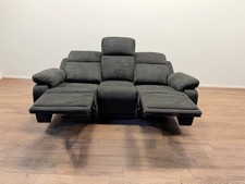 Bradley Fabric 3 Seater Recliner Sofa – Grey