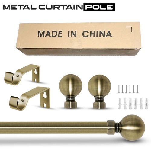 Extendable metal curtain - extendable, pole