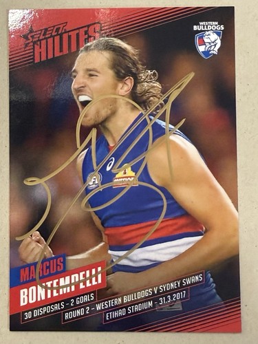 Marcus bontempelli signed - marcus,