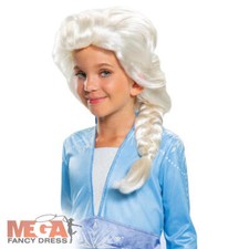 Official Girls Disney Elsa Wig