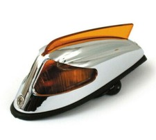 Chrome Amber Motorcycle Front