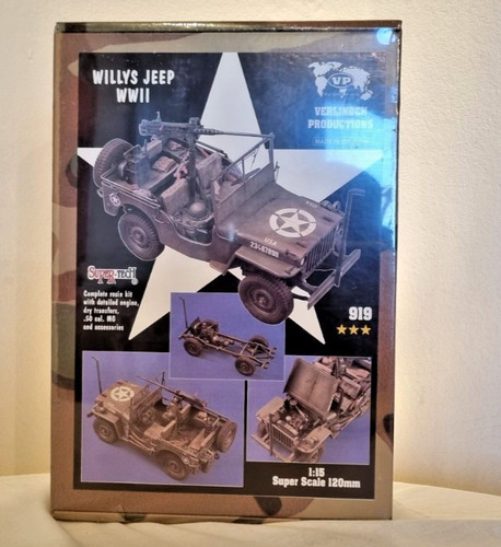 Verlinden willys jeep - verlinden,