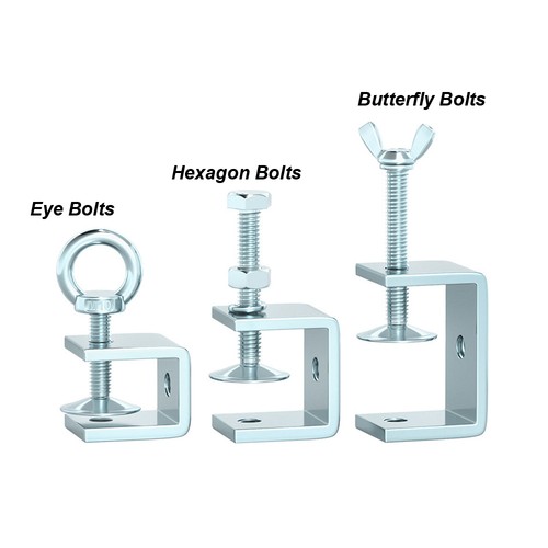 130mm clamps galvanized - clamps,