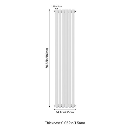 Vertical double triple column - double,
