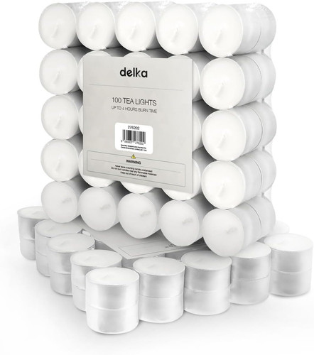 Unscented tea lights - tea,