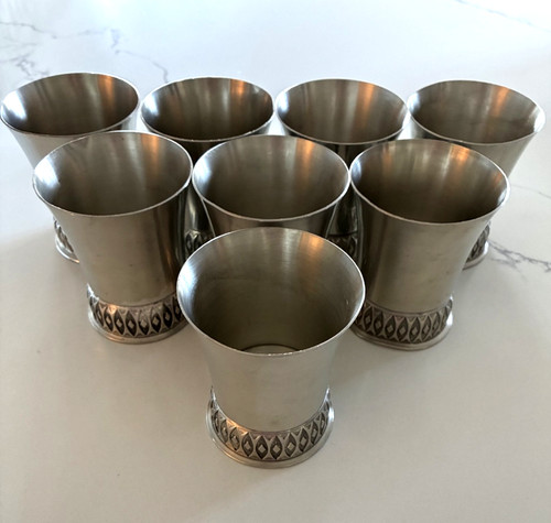 Perfection pewter goblets set - perfection,