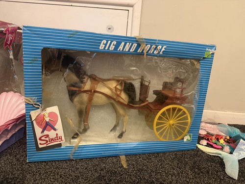 Vintage 80s sindy - vintage, horse