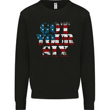 USA Ive Got Your Six American Flag Army Mens Sweatshirt Jumper