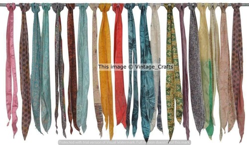 5pcs recycled sari - sari, silk