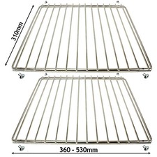 2 x DIPLOMAT Oven Shelf