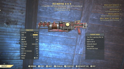 Fallout v63 weapon bundle - fallout,