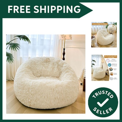 5ft giant fluffy bean bag - bean,