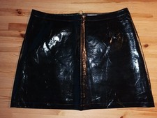 Primark Faux Patent Leather Mini Skirt - Size 18 - Good Used Condition