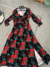 Lovely Rose Patterned Dress