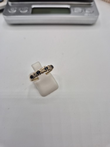 Vintage 9ct gold - 9ct, sapphire