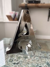 NEW Large Silver Letter A