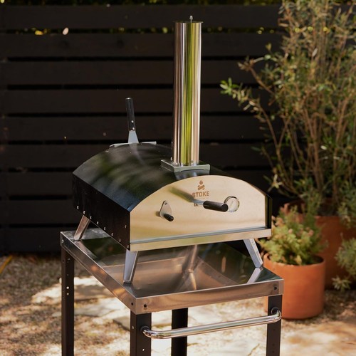 Wood fired outdoor pizza oven - wood,
