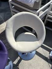 4 Funky Dining Chairs Multicoloured, Leatherette, Easy Wipe Clean