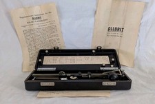 Vintage ALLBRIT Polar Planimeter in Original Case,  Packaging & Instructions 