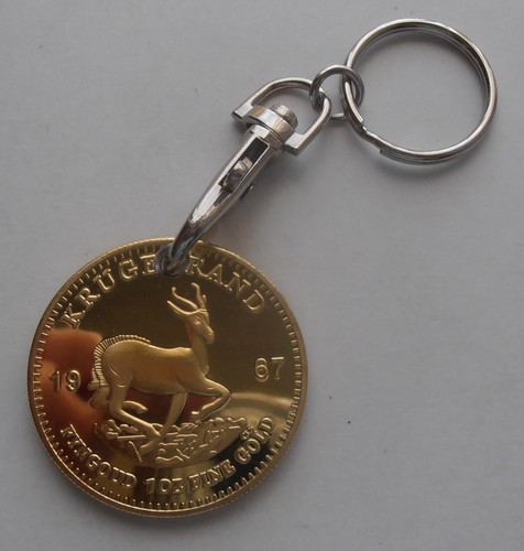 1967 krugerrand keyring - krugerrand,