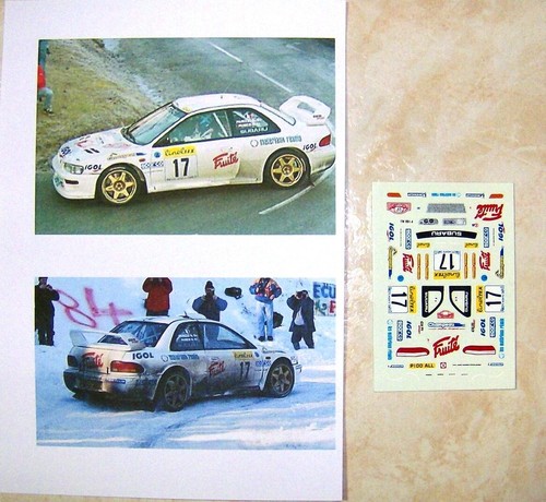 Subaru impreza wrc rallye - wrc,
