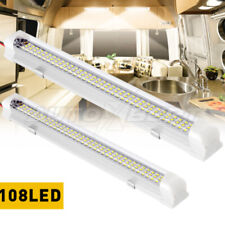 2x led lights bar campervan caravan ceiling interior van boat lighting 12V 24V