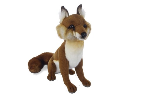 Sitting fox 2826 plush - fox, soft