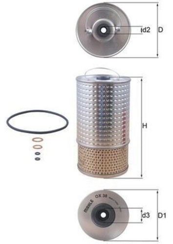 Oil filter mahle - filter, mercedes