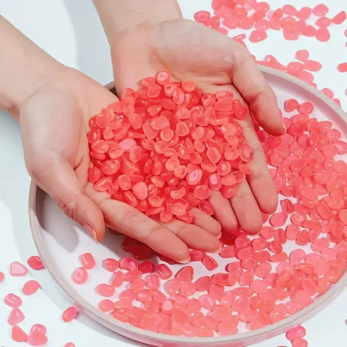 100 glow the dark pebbles - 100, in
