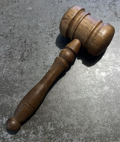 Vintage auctioneer judge gavel - vintage,