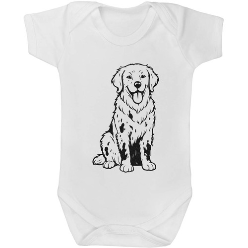 Muddy golden retriever baby - retriever',