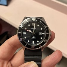 Casio Duro 44mm Silver Stainless Steel/Aluminium Case with Black Resin Strap,...