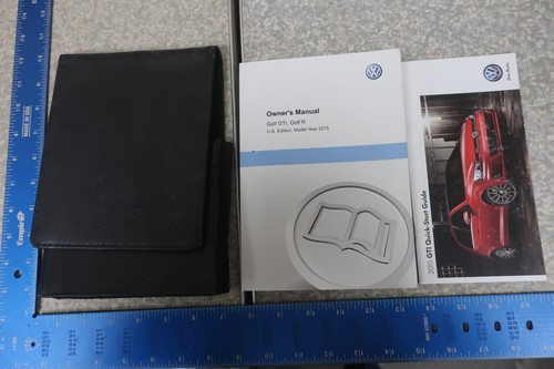 Golf gti owner s manual - vw, r