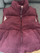 Women's burgendy corduroy