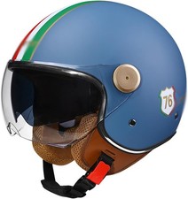 Motorcycle open face helmet - open,