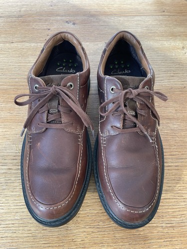 Men clarks brown - men’s, waxy