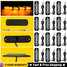 12x Ultra Slim Amber LED