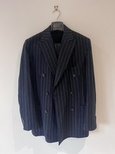 Drake's Double Breasted Navy