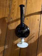 Black and White Glass Bottle