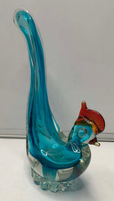 MURANO ROOSTER  - SOMMERSO 9"