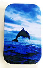 Tobacco Tin 1oz HINGED PILL