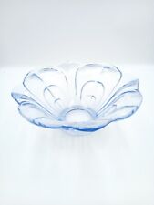 Art Deco Blue Glass Bowl