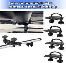 4X Stainless Steel Car U-Bolts Clamps Universal Roof Box Van Mounting Fitting UK