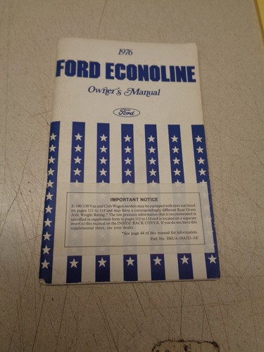 1976 ford econoline - 1976, owner