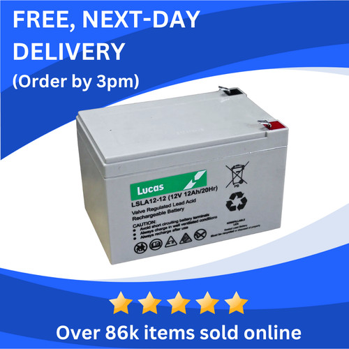 Lucas 12v 12ah rechargeable - 12v,